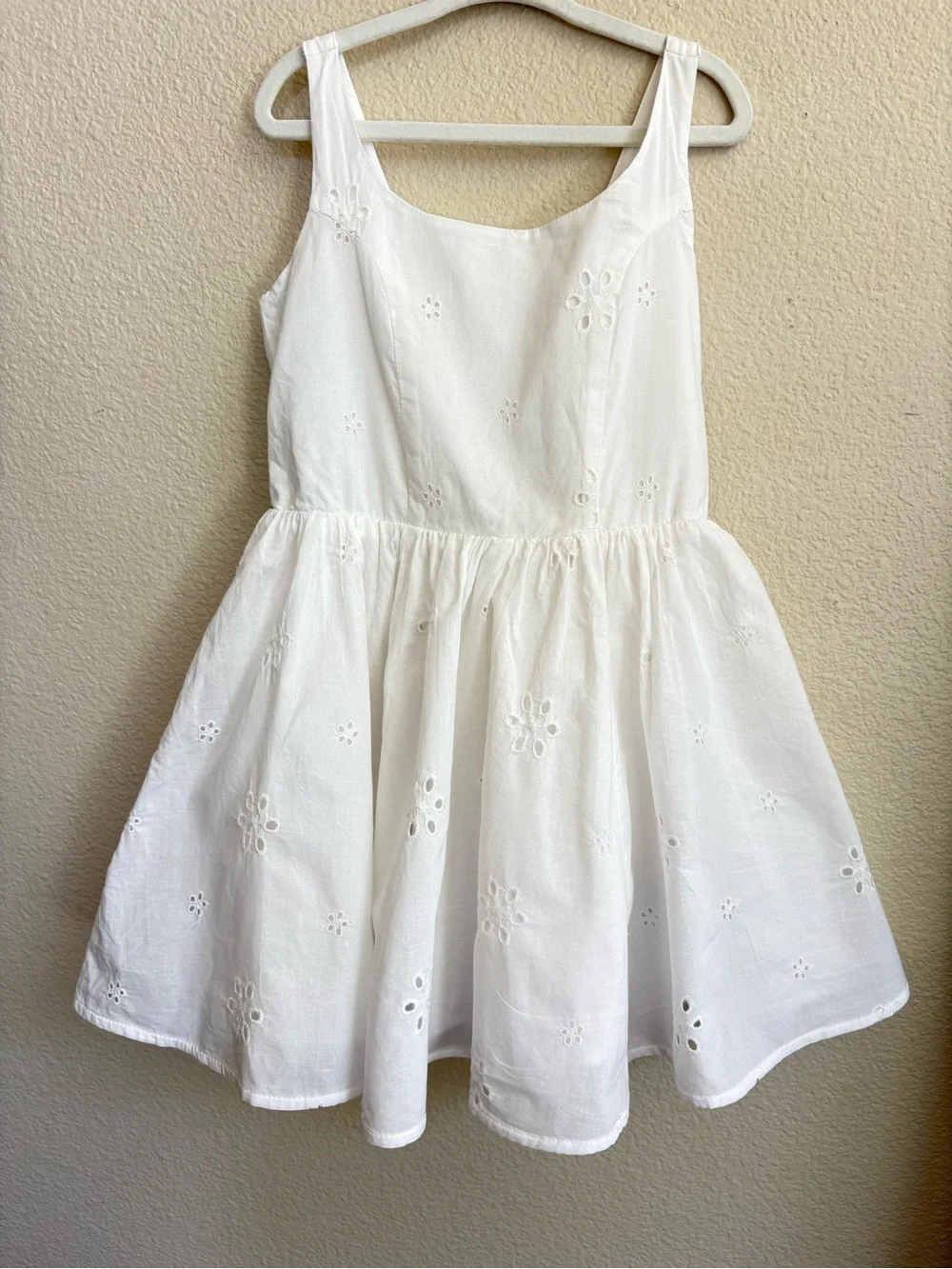 GAP White Eyelet Tank Sundress